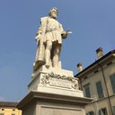 Statue dedicated to the painter Antonio Allegri (called Il Correggio)