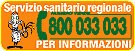 Servizio sanitario regionale 800 033 033