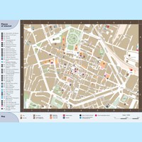 Reggio nell'Emilia: antico e contemporaneo, mappa