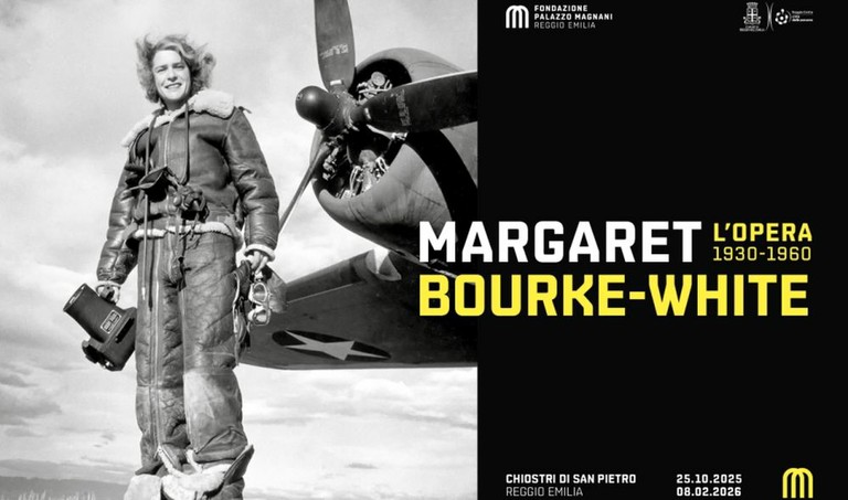 Through about 150 photos the exhibition recounts the work, the extraordinary life and the extremely high quality of the shots of Margaret Bourke-White (1904-1971), capable of recounting the complex human experience on the pages of mass-circulation magazines, resolutely overcoming barriers and gender boundaries. In the San Pietro Cloisters, Via Emilia San Pietro 44/c.