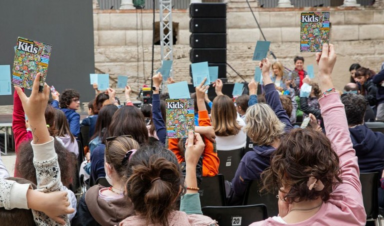 Festival of the monthly magazine Internazionale Kids, with the big current issues explained to boys and girls.