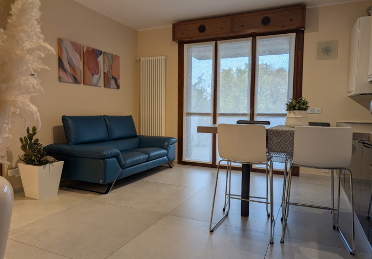 Nel cuore dell'Emilia, living room