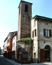 Apse and bell tower of the former church of San Donnino and San Biagio
