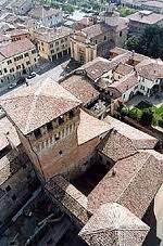 Montecchio Emilia - panoramica castello - fiera san simone