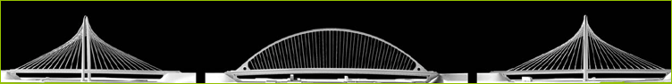 Reggio Emilia - Ponti Calatrava - Rendering