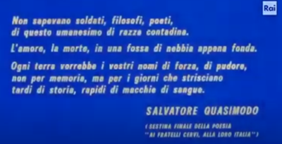 video fratelli Cervi