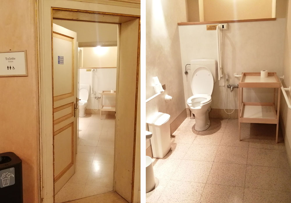 Porta antibagno e WC bagno piano terra