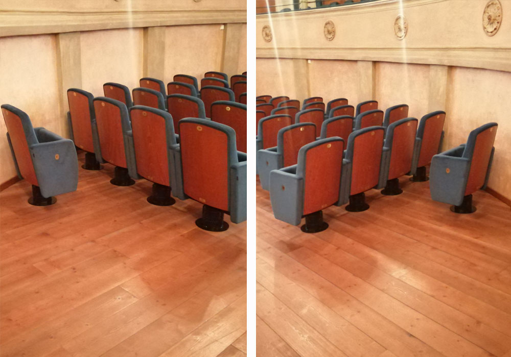 zone riservate in platea