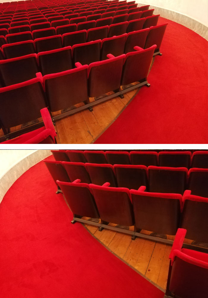 Posti riservati in platea