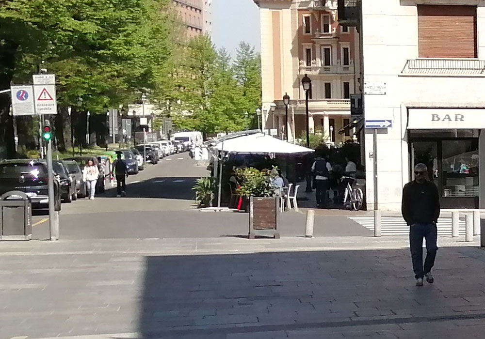 Distesa del bar (possibile disagio lungo il percorso)