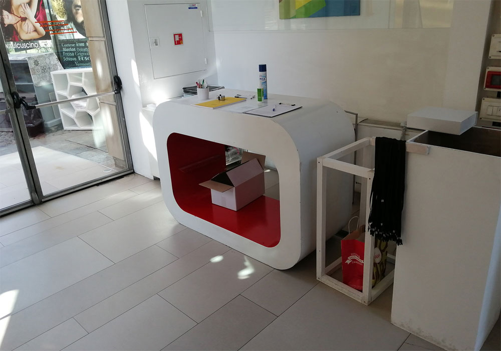Reception e desk biglietteria