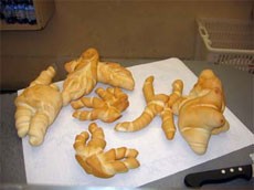 Immagine di diverse forme di pane