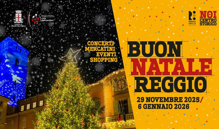 La magia del Natale accende Reggio Emilia.