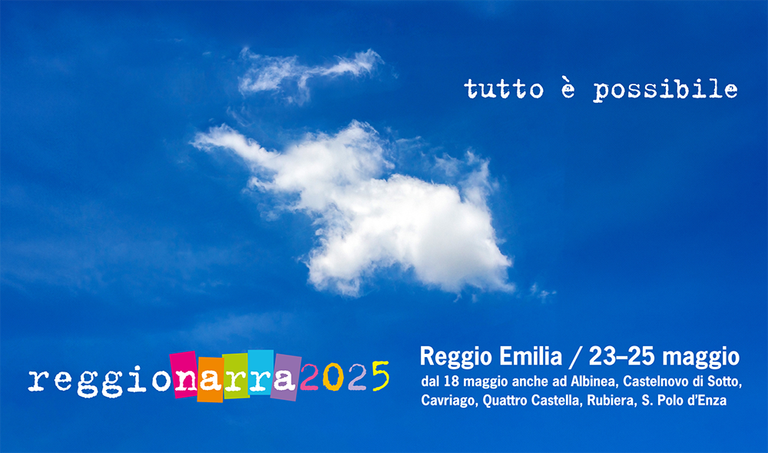 Il Festival più amato dai bambini: Reggio Emilia diventa "la Città delle Storie" con tanti spettacoli in centro storico. Il tema di questa edizione è: "A rifare il mondo".
