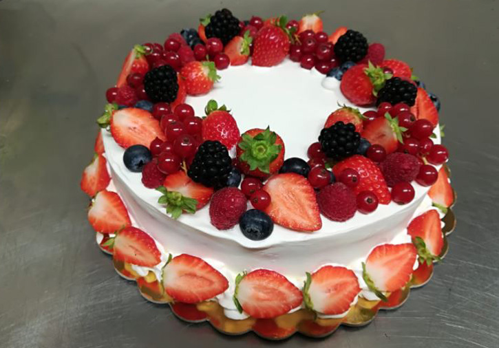 Creazioni Dava, torta di frutta