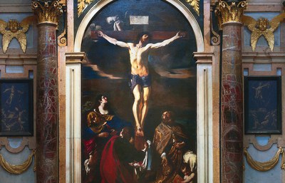 Basilica della Ghiara, La crocifissione - opera de Il Guercino