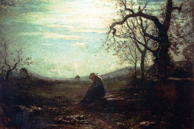 Quadro "La solitudine" di Antonio Ligabue