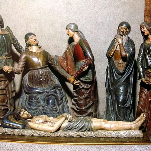 Gruppo scultoreo in San Giovanni Evangelista
